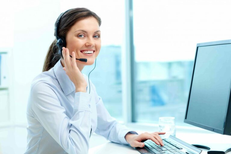 call center woman